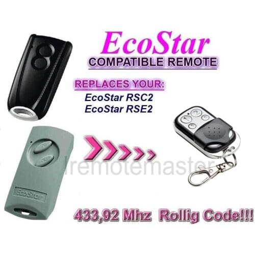 2018 new Hormann Ecostar RSE2 RSC2 comaptible Handsender 433Mhz rolling code remote