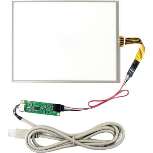 8.4inch 4-Wire Resistive Touch Screen VS084TP-A1 with 4-Wire USB Controller Card
