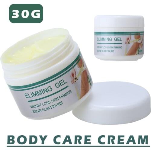 30g Skin Firming Anti-cellulite Body Slimming Cream Gel Weight Loss Promote Abdominal Fat Burn Create S Curve Massaging Cream