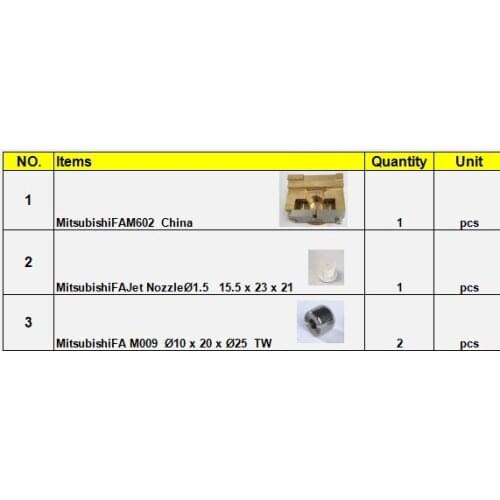 Block jet nozzle power feed contact for wire EDM machines