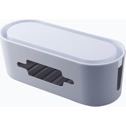 Extension Plug Socket Storage Box Extension Plug Cable Organizer Holder With Hand Phone Holder Household Products