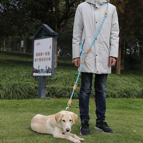 Dog Leashes Harness for Dog Walker Dogs Double Leash Hands Free Harness Dogs Walking Multifunctional Chain Pet Accessories Belt
