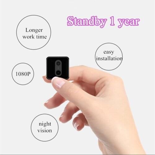 Standby 1 Year Mini Wifi Camera 1080P Night Vision Small Camcorder with WIFI Hotspot Remote Control Mini Camera Wireless