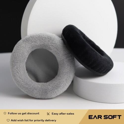 Earsoft Replacement Cushions for Superlux HD681B HD662 HD662B Headphones Cushion Velvet Ear Pads Headset Cover Earmuff Sleeve