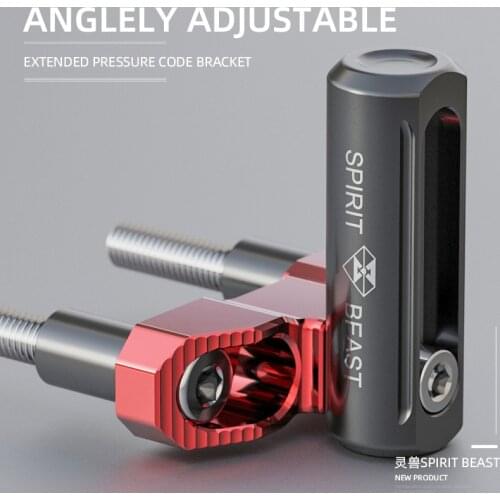 Spirit beast brand motorcycle handlebar pressure code extension rod modified mobile phone bracket navigation multi-function seat