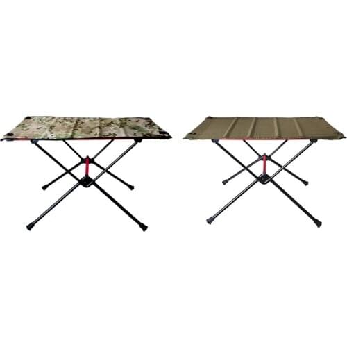 SUNDICK Outdoor Folding Table Aluminum Alloy Camping Table A & SUNDICK Foldable Camping Table Army Green