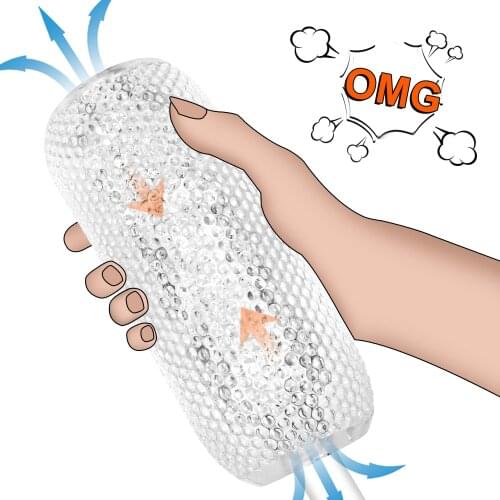 Vacuum Control Masturbation Cup Sucking Air Release Artificial Vagina Masturbator Sex Toys For Men Masturbatings Two Side Insert