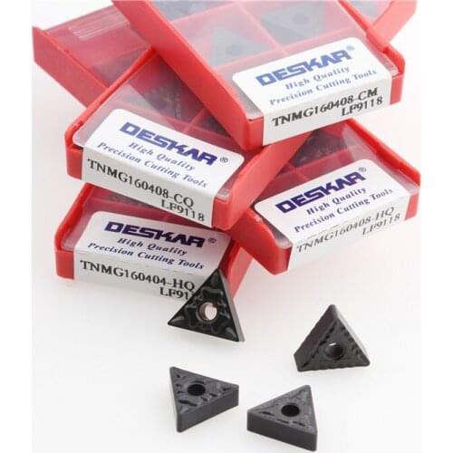 TNMG160404 HQ CQ TM LF9218 Inserts insertos de torneado de carburo de escritorio de aleación dura cortador de herramientas de to