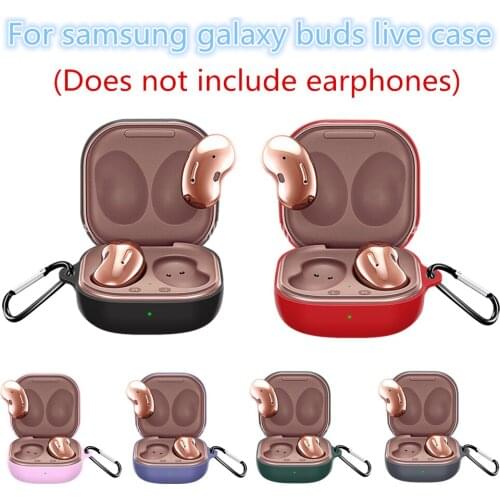 Earphone Case Cover For Samsung Galaxy Buds Live Wireless Headphone Protective Shell Soft Silicone Cases TPU Protector Sleeve