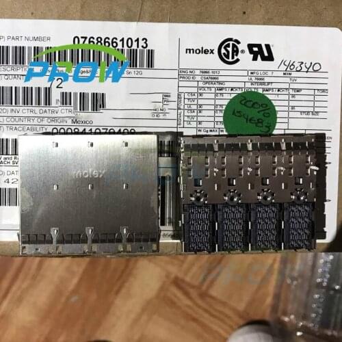 1pcs 0768661013 0768661013 0768661013 iPass Plus 1*4 moIex connector Prow socket