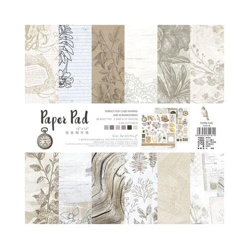 12 inch Follow Your Dream 26 sheets Scrapbook Paper Pack For DIY Gift Wrapping card making background Home Deco Craft