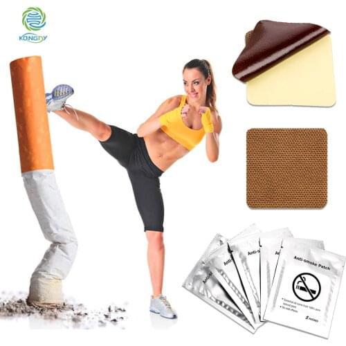 KONGDY Quit Smoke Patch 40Pcs=8Bags Anti Smoke Plaster Herbal Stop Smoking Patch No Side Effect Give up Smoke Patch