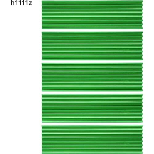 5PCS M.2 Heatsink SSD Aluminum alloy Dissipation Radiator Cooling Heat Sink Thermal Pads for M.2 NGFF 2280 PCI-E NVME SSD Green