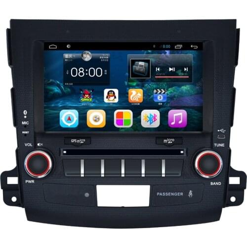 8 inch Screen Android 4.4 Car Navigation GPS System Stereo Media Auto radio DVD Player for Mitsubishi Outlander Peugeot 4007
