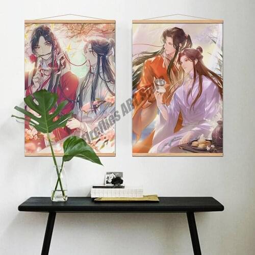Anime Canvas Painting Heaven Officials Blessing Hua Cheng Xie Lian Wall Art Posters and Prints Pictures for Living Room Decor