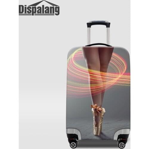 Ballet Double Sides Printing Luggage Protective Cover Spandex Sublimation Custom Logo Case For Suitcase Apply To 18-32 Inches