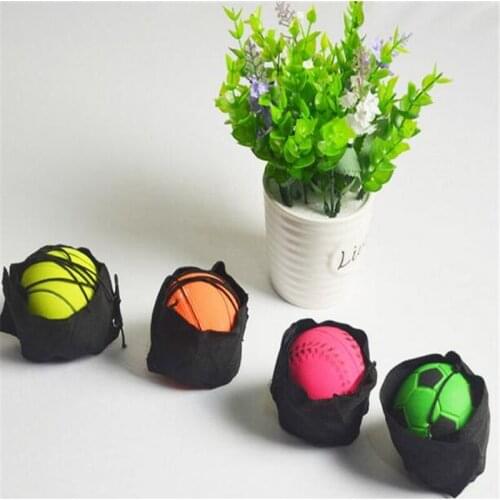 Children Elastic Rubber Ball For Wrist Exercise Hand Finger Stiffness Relief Wrist Bounce Ball Kids 63mm Bouncy Wrist Band Ball
