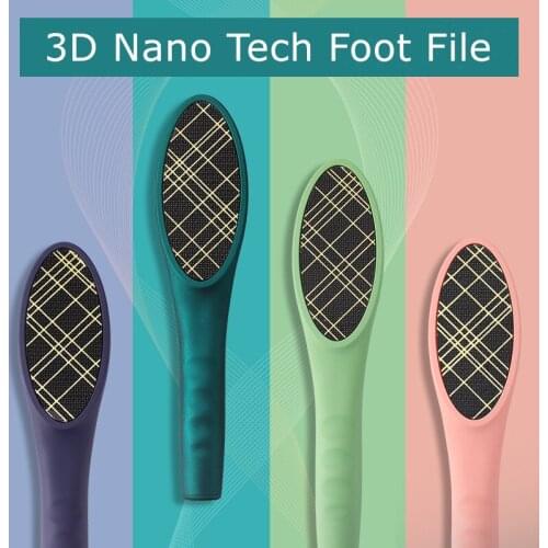 Foot Scrubber Nano Glass Foot File Gently & Effectively Remove Dead Skin Callus Pedicure Tools and Foot Rasp for Home Foot Care