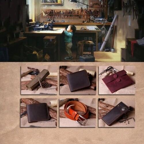 Leather Edge Polishing Slicker Tool, Solid Wood Leather Burnisher, Sandalwood Leather Burnishing for Leather Art Craft Working