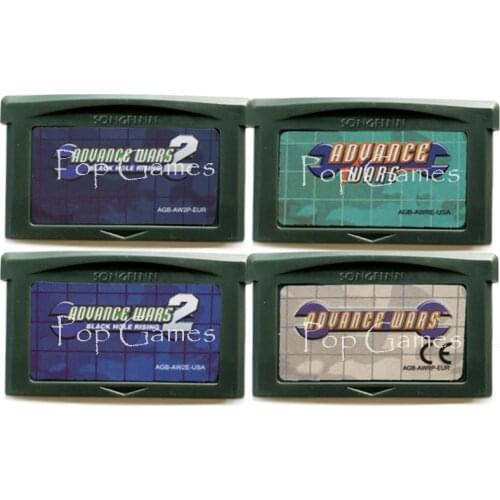 Wars 1 2 Series for 32 Bit Video Game Cartridge Console Card Handheld