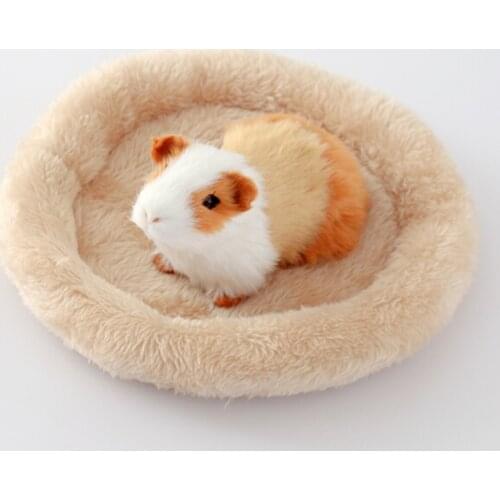 Pet sleeping Hamster Sleeping Bed dog Soft Fleece Guinea Pig Bed Winter pet supplies Small Animal Cage Mat 5colors