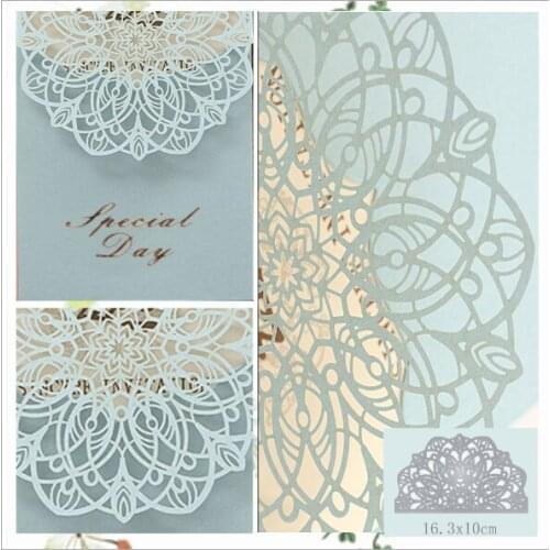 Lace Dies New Cutting Die Scrapbooking Craft Metal Die Cut for DIY Paper Cards Making Valentines Day Wedding Decorative
