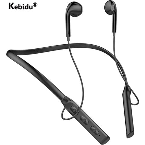 Magnetic Bluetooth Headset Wireless Sports Earphone Hanging Neck Bluetooth 5.0 In-ear Headphone Neck-Style For Running