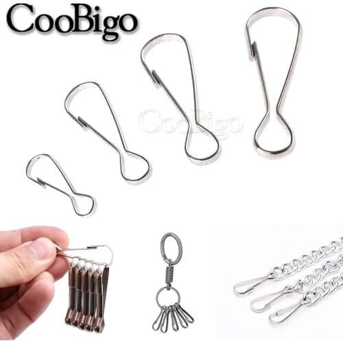 Metal Snaps Clips Hook Snap Fastener Clasp Buckle for Keychain Keyring Wallet Purse Hardware Bag Chain Accessories 25pcs/pack