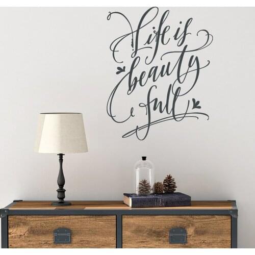 Cartoon life is beautiful Home Decoration Accessories For Babys Rooms Wall Decal Home Decor