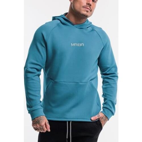 Men Hoodies Autumn Clothing Men Pullover Tracksuit Men Polyester Workout Fitness Hoodyes