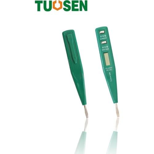 Voltage Electric Test Pen 12V-220V Socket AC/DC Power Outlet Detector Sensor Tester Driving digital Display Line Detection