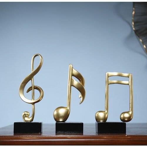 NORDIC ART CLEF MUSICAL NOTES CRAFTS DECORATION MODERN SIMPLE LIVING ROOM BEDROOM STUDY PIANO STAND MUSIC CLASSROOM DECORATIONS