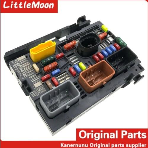 Brand New Genuine Fuse Box Unit Assembly Under Bonnet 9809742780 9664705980 9667044980 BSM R02=R19 For Citreon C5 Peugrot 3008