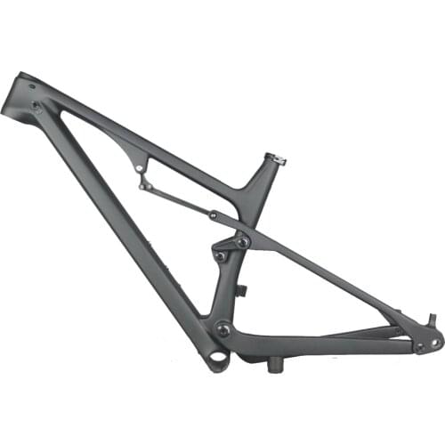 Full suspension carbon 29er 27.5er boost MTB bicycle frame XC mountain frame BB92 UD accept customized paint FM038