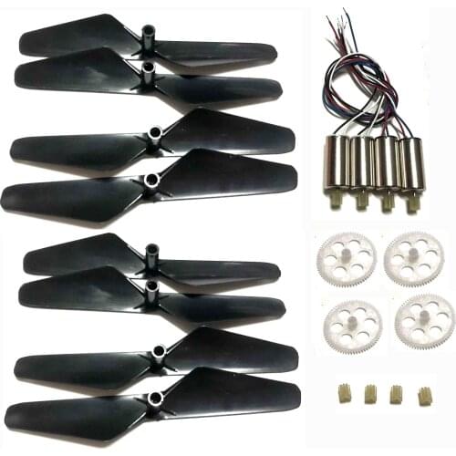 S60 Drone wifi fpv 4k HD Quadcopter Spare Parts Engines motors Gear Propeller blade set