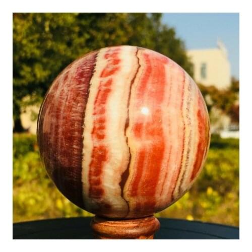 Natural Pork Stone Ball Quartz Crystal Ball Mineral Healing