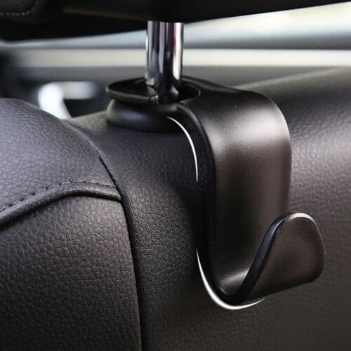 5pcs Universal Car Seat Back Hook Car Accessories Interior Portable Hanger Holder Storage for Car Bag Purse Cloth Decoration