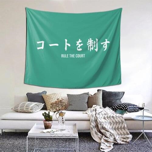 Aoba Johsai Rule The Curt Tapestry Anime Cartoon Kawaii Tapestry Wall Bedspread Bohemian Psychedelic Decor Blanket For Bedroom
