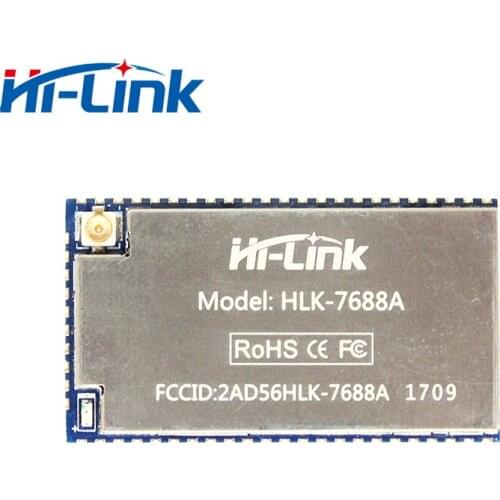 Free Shipping IOT home automation serial wireless module ethernet Linux openwrt UART smart WIFI module HLK-7688A