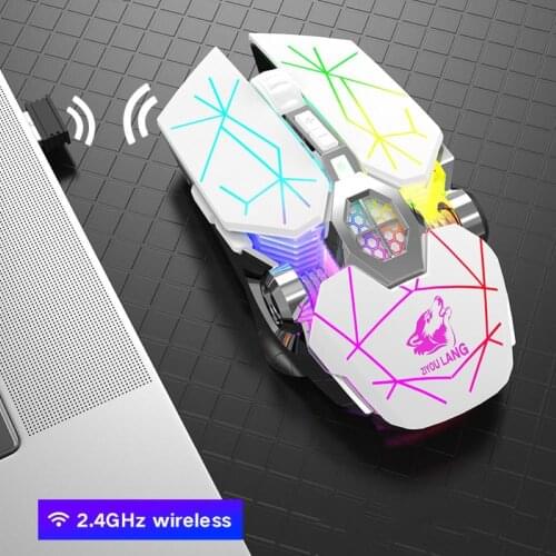 X13 2.4G Wireless Mute Rechargeable Mechanical Game Mouse for Laptops