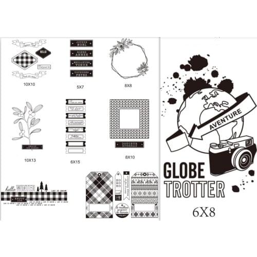 French Transparent Clea r Silicone Stamp/Seal for DIY scrapbooking/photo album Decorative clear stamp A3048