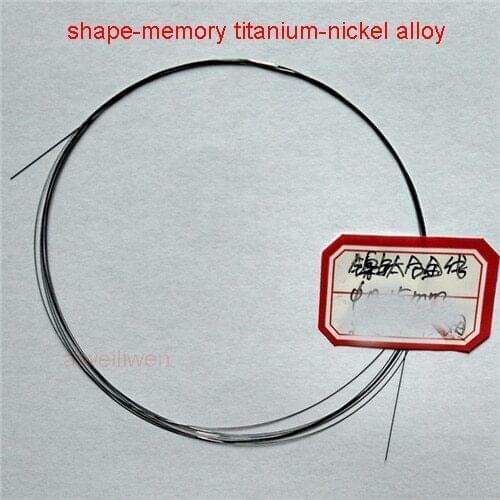Nickel titanium nitinol chromel alloy NiTi Memory Hyperelastic wire filament 0.1mm 0.15mm 0.2mm 0.25mm 0.3mm 0.4mm 0.5mm 0.6mm