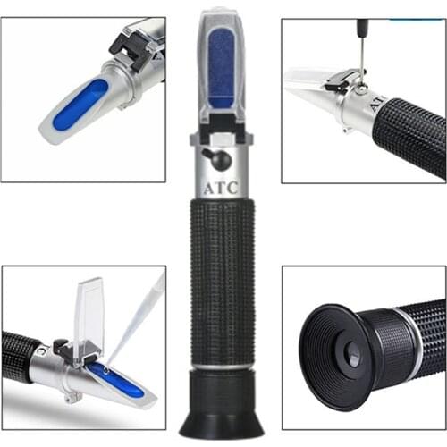 Beekeeping Tools Bee Rearing For Brix Refrac Refractometer Honey Detection Measuring Range 58-90% Brix Sugar Prism Ref