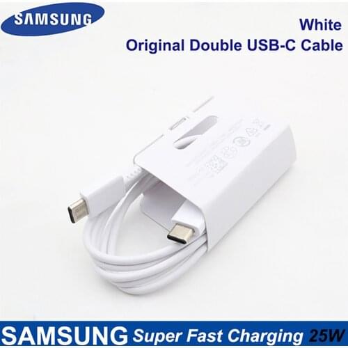 Samsung Galaxy S20 Plus Note 10 Pro Type C Cable USB3.0 25W PD USB Type-C To Type-C Fast Charger Cable For Note10 S20 Ultra 1M