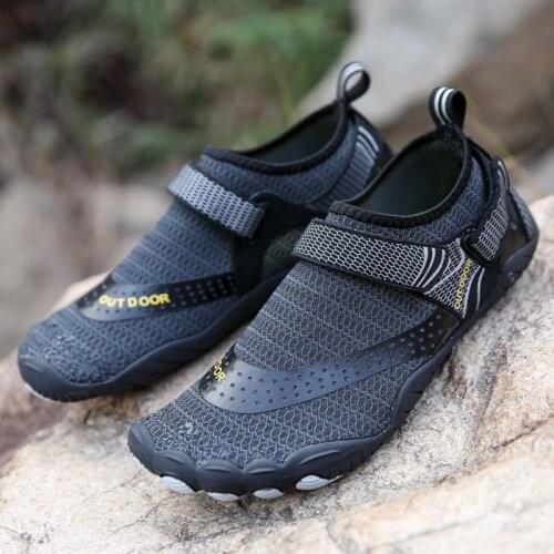 Nine o'clock New Summer Couple Aqua Shoes Outdoor Hiking Breathable Male Flats Sneakers Swimming Beach Wading Quick-dry Footwear