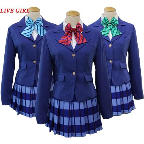 Love Live! Love Live Costumes Lovelive Cosplay Kousaka Honoka Minami Kotori Ayase Eli Tojo Nozomi Nishikino Maki School Uniforms
