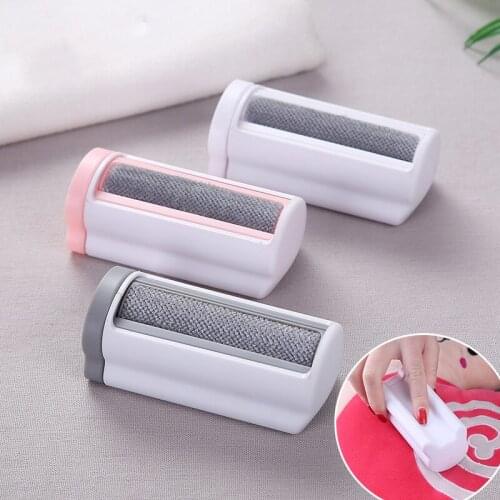 Mini Lint Remover Pet Hair Remover Roller Removing Dog Cat Hair Electrostatic Hair Removal Brush For Clothes Cleaning Tool