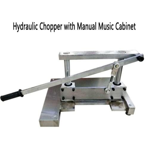 Manual pork cutting machine Hydraulic Multi-function ribs bone cutter small commercial meat processer for trotter/chicken/duck
