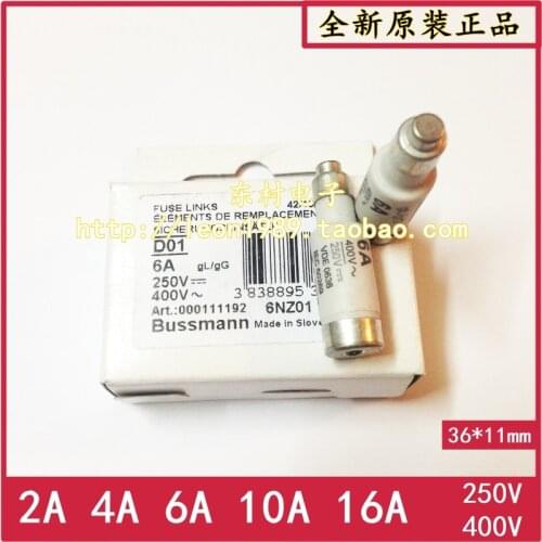[SA]Alternative ETI fuse 2211001-2211002-2211003-01 2A 4A 6A 400V 250V--20PCS/LOT