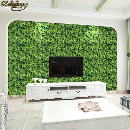 Beibehang 45*1000cm Self adhesive Wallpaper for living room bedroom Stick Removable For Kitchen Leaf brick wall paper home decor